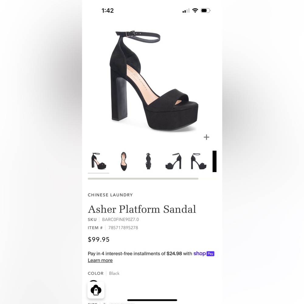 Brand new Chinese Laundry heels
